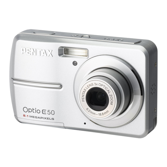 Pentax Optio E50 Manual De Instrucciones