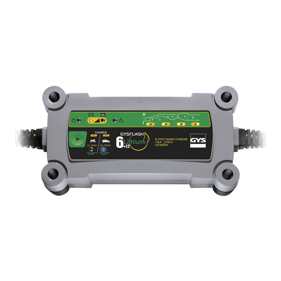GYS GYSFLASH 6.12 LITHIUM Manual Del Usuario
