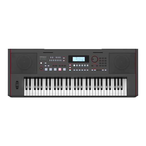 Roland E-X50 Manual Del Usuario