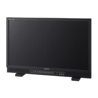 Sony PVM-X1800 Manual De Instrucciones