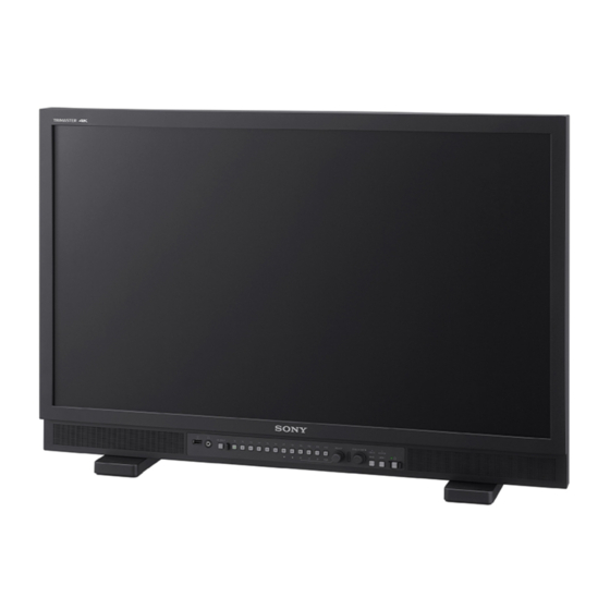 Sony PVM-X3200 Manual De Instrucciones