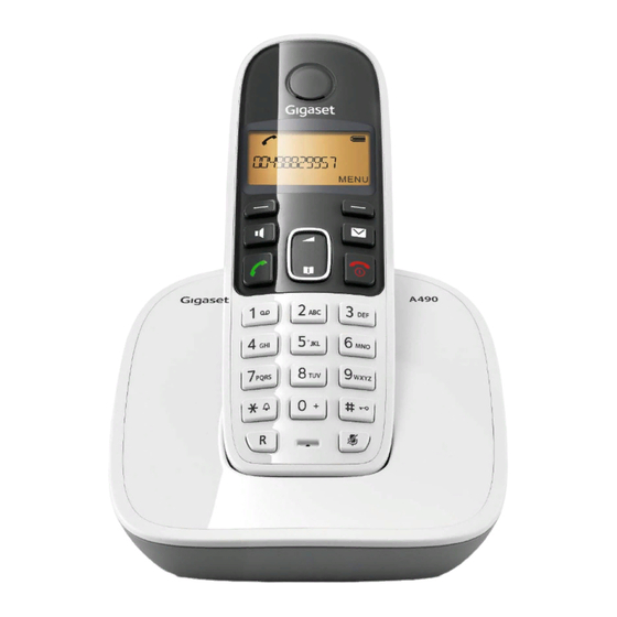 Gigaset A490 Manual Del Usuario