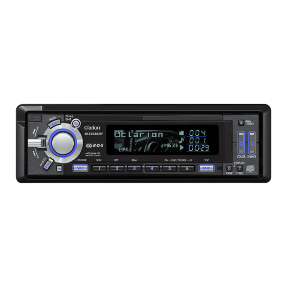 Clarion DXZ668RMP Manual De Instrucciones