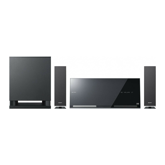 Sony BDV-F700 Manual De Instrucciones