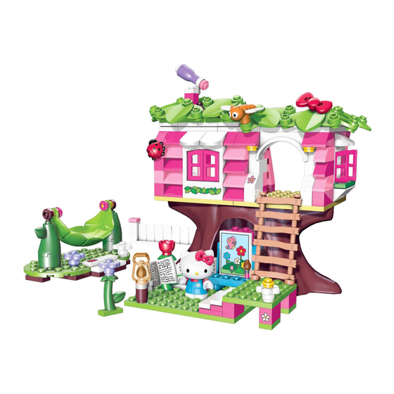 Mega Bloks HELLO KITTY Vacation Tree House Manual Del Usuario