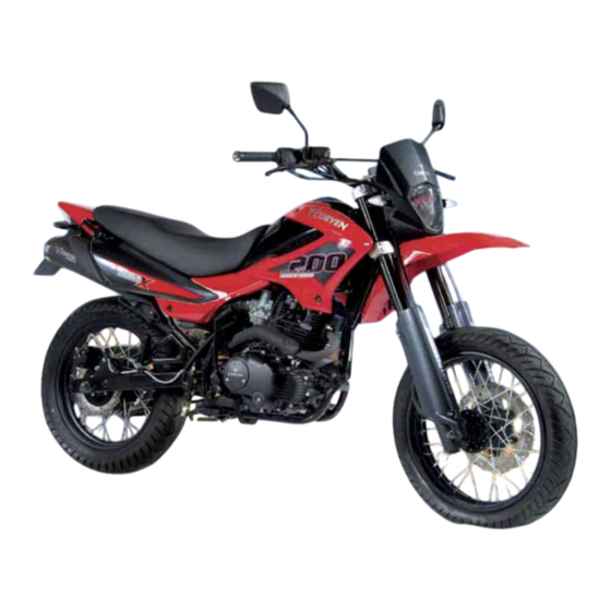 Corven Motos TRIAX 200 MOTARD Manual De Usuario