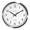 La Crosse Technology 404-1235UA-SS - Manual del reloj de pared analógico UltrAtomic de acero inoxidable de 14 pulgadas