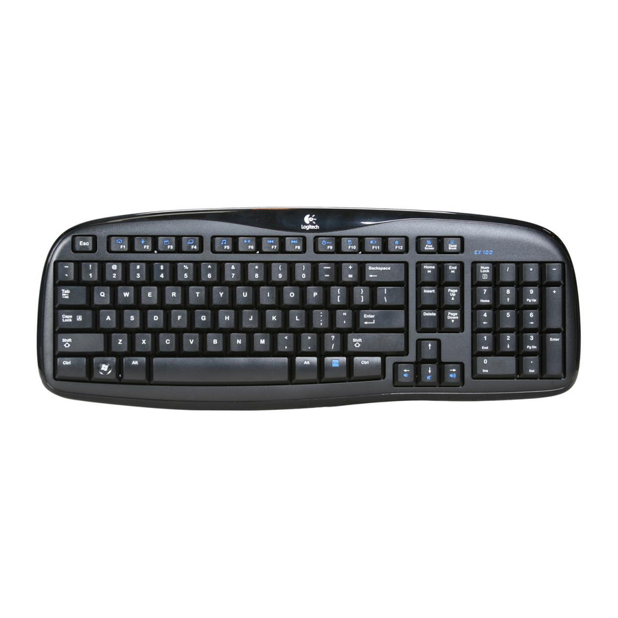 Logitech EX 100 Guia De Inicio Rapido