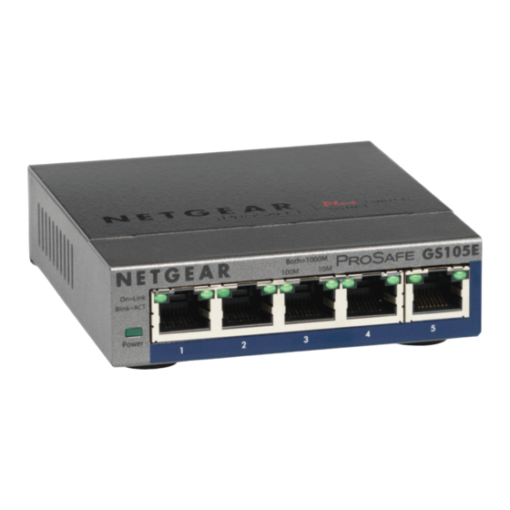 NETGEAR ProSafe Plus GS105E Guia De Instalacion