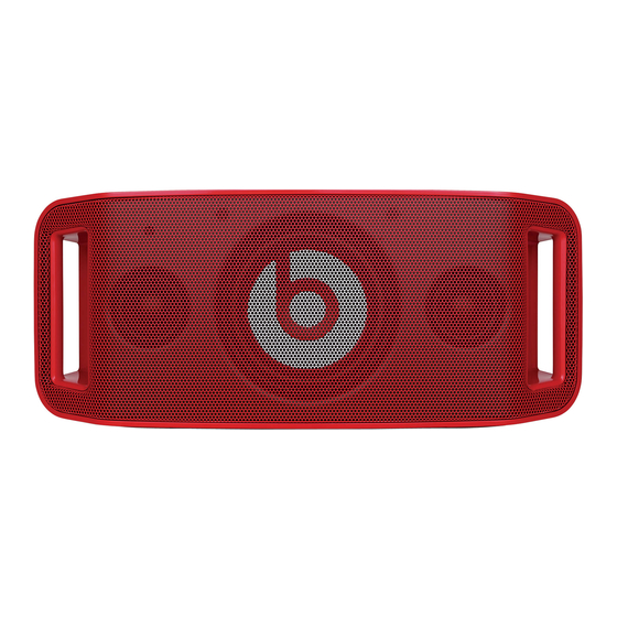 Beats by Dr Dre Beatbox Portable Manuales