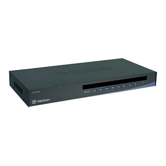 TRENDnet TK-804R Guía De Instalación Rápida