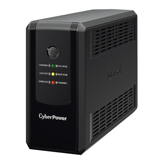 CyberPower UT550G Manual Del Usuario