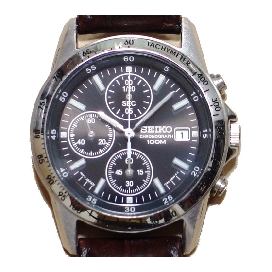 Seiko 7T92 Manual Del Usario