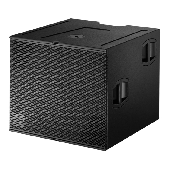 d&b audiotechnik V-GSUB Manual Del Usario
