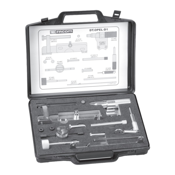 Facom DT.OPEL-D1 Guía De Instrucciones
