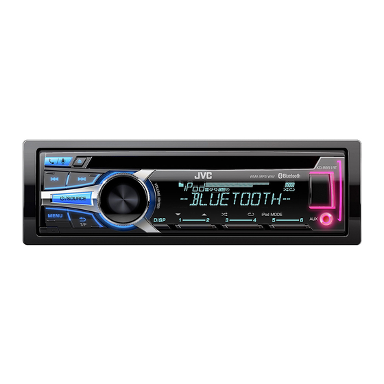JVC KD-R951BT Manual De Instrucciones