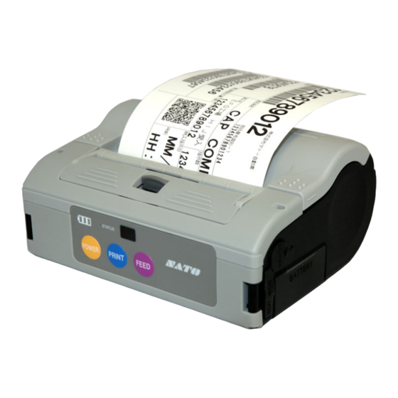 SATO MB400i Manual De Instrucciones
