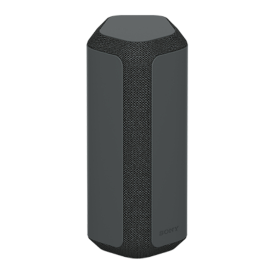 Sony SRS-XE300 Guía De Referencia
