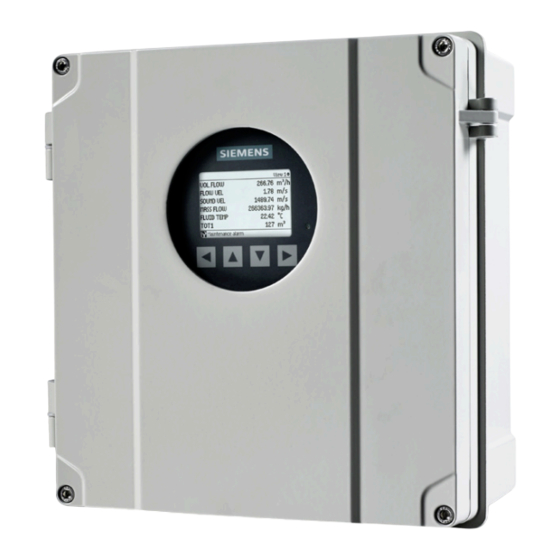 Siemens SITRANS F Serie Manual Del Usuario