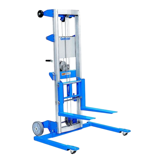 Genie Lift Serie Manual Del Operario