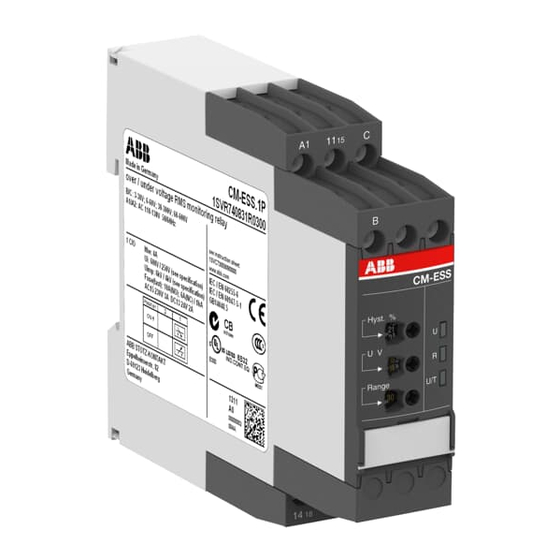 ABB CM-ESS.1 Manuales