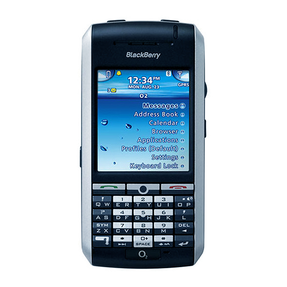 Blackberry 7100 Serie Manuales