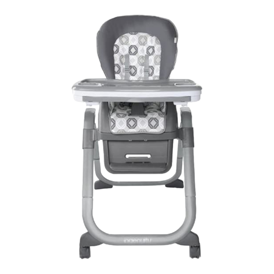 ingenuity SmartServe 4-in-1 High Chair - Clayton Manual De Instrucciones