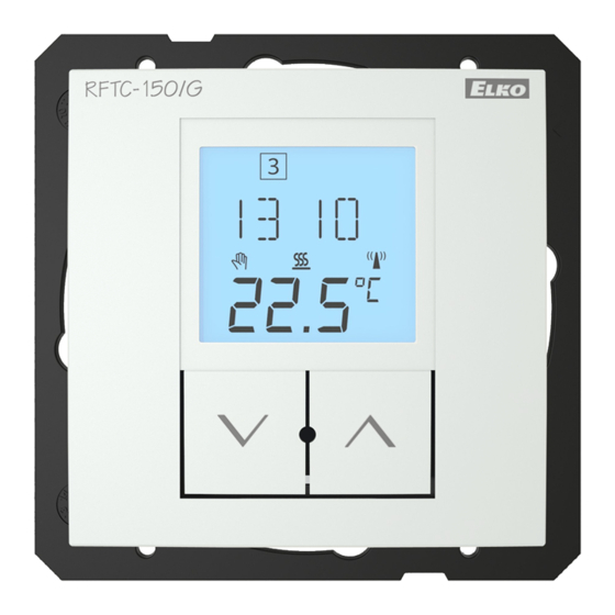 Elko EP iNels RFTC-150/G Manual De Instrucciones