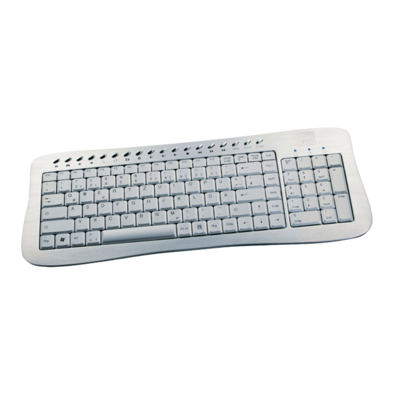 Speedlink WIRELESS FLAT METAL KEYBOARD Manuales