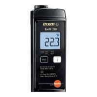 testo 720 Manual De Instrucciones