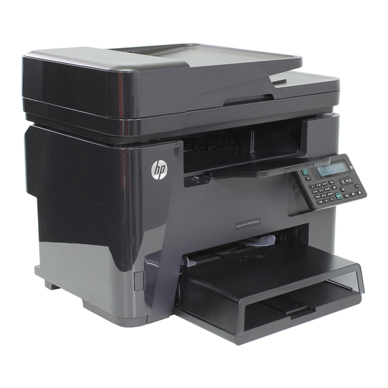 HP LaserJet Pro MFP M225 Serie Guia De Inicio Rapido