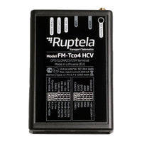 RUPTELA FM-Tco4 HCV Manual De Usuario