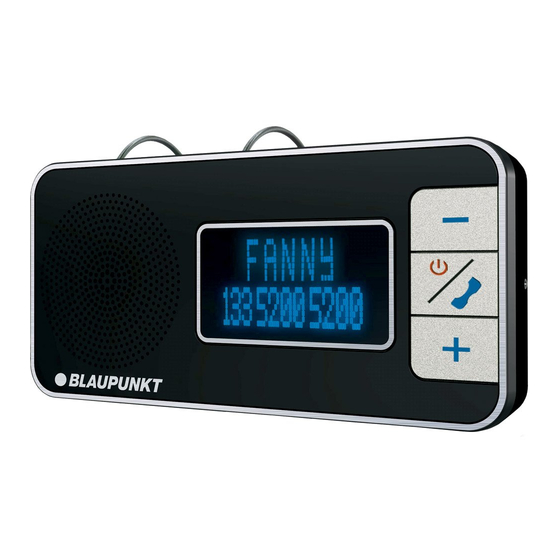 Blaupunkt BT Drive Free 311 Manual De Instrucciones