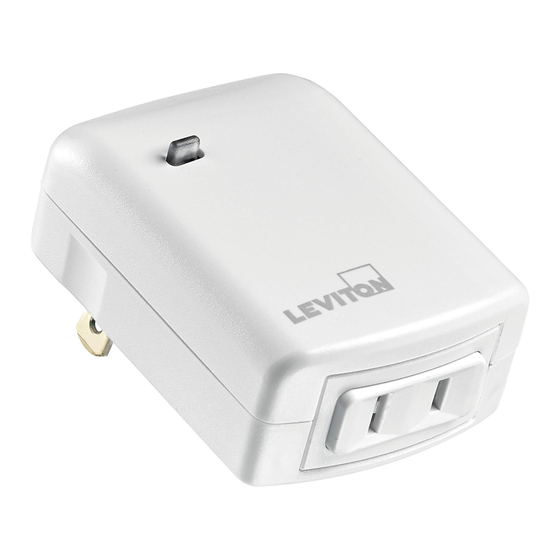 Leviton zwave DZPD3 Instrucciones De Instalación