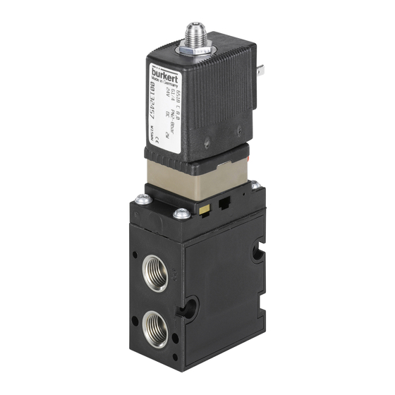 Burkert 6518 Manual De Instrucciones