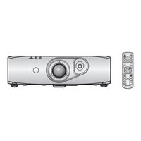 Panasonic PT-RW330E Instrucciones De Operación
