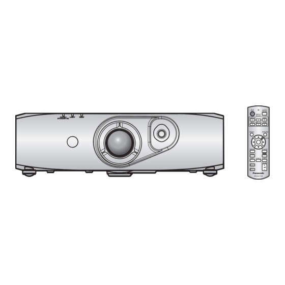 Panasonic PT-RZ370E Instrucciones De Operación