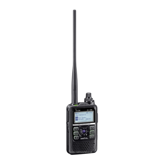 Icom ID-31E PLUS Manual Básico