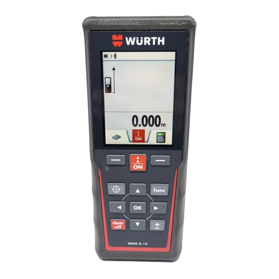 Würth WDM8-14 Manuales