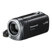 Panasonic HDC-TM40 Instrucciones De Funcionamiento