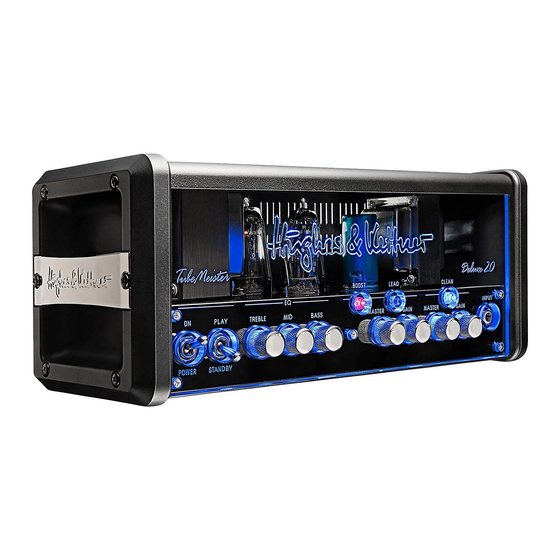 Hughes & Kettner TubeMeister Deluxe 20 Manual De Instrucciones