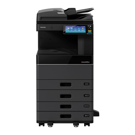 Toshiba E-studio2000AC Guía Para Solucionar Problemas De Hardware