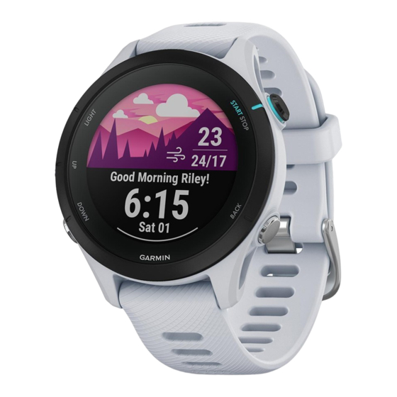 Garmin FORERUNNER 255 Serie Manual Del Usuario
