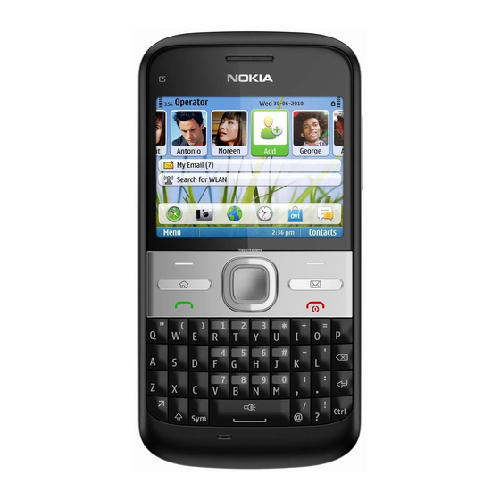 Nokia E5 Manual De Instrucciones