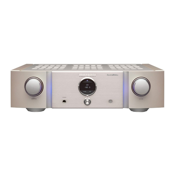 Marantz PM-12 SE Manual Del Usuario