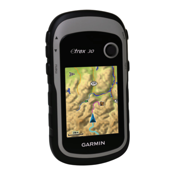 Garmin eTrex 20 Guia De Inicio Rapido