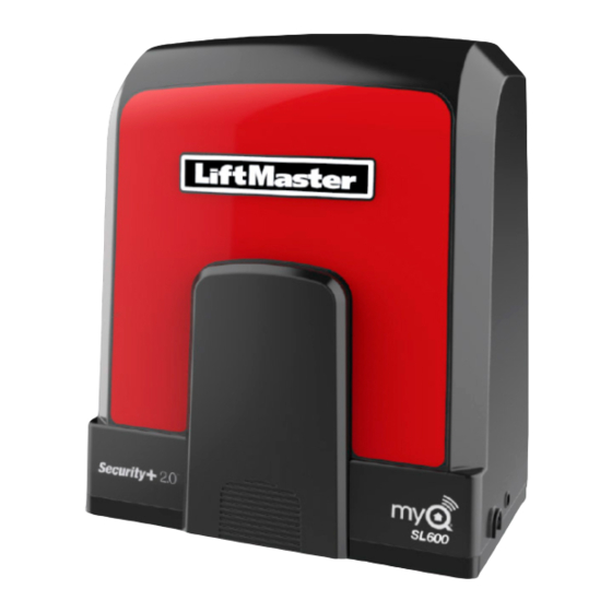 LiftMaster SL 600 Manuales