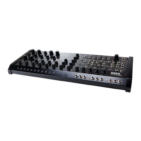 Korg MS-20M Manual De Usuario