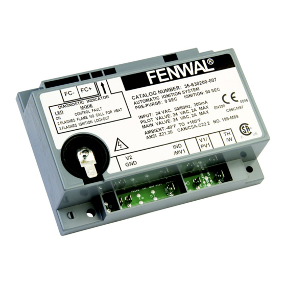 Fenwal 35-63 Serie Manual De Instrucciones