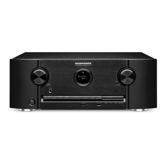 Marantz SR6008 Guía Del Usario